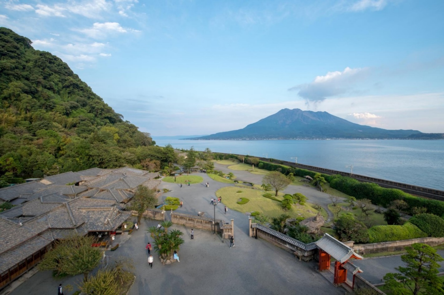 鹿兒島高爾夫與櫻島火山渡假村景觀